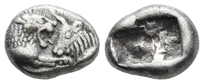 KINGS of LYDIA. Kroisos. (circa 561-546 BC). Sardes
AR 1/6 Stater (11,6mm 1,7g)...
