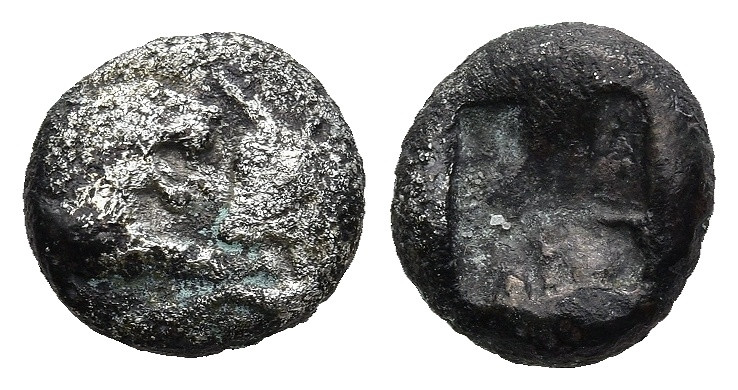 KINGS of LYDIA. Kroisos (Circa 564/53-550/39 BC).
AR 1/12 Stater (8,2mm 0,77g)...