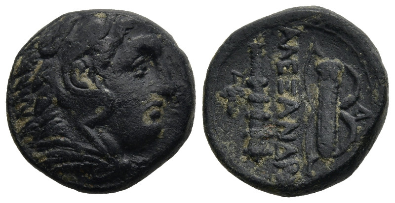 KINGS OF MACEDON. Alexander III 'the Great' (336-323 BC). Macedonian mint
AE Un...