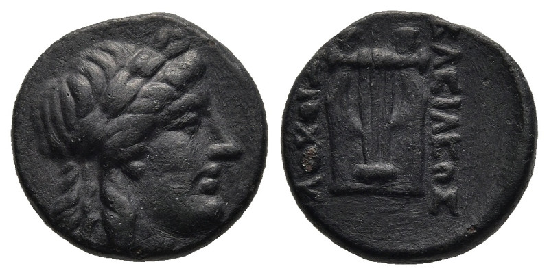 SELEUKID KINGDOM. Antiochos II Theos (261-246 BC). Sardes
AE Bronze (13mm 1,6g)...