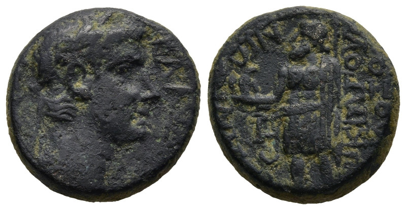 PHRYGIA Aezanis. Claudius (41-54 AD). Sokrates, son of Eudoxos, Magistrate
AE B...