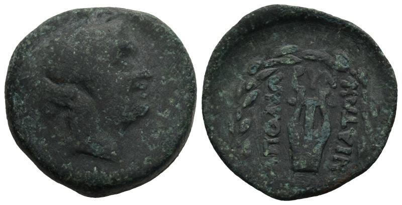 MYSIA. Apollonia ad Rhyndacum. (Circa 200-150 BC)
AE Bronze (25,6mm 10,4g)
Obv...