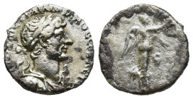 CAPPADOCIA. Caesarea. Hadrian (117-138 AD).
AR Hemidrachm (13,8mm 1,1g)
Obv: AYTO KAIC TPAI AΔPIANOC CЄBACT. Laureate, draped and cuirassed bust of ...