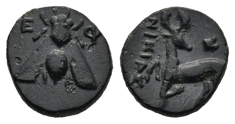 IONIA. Ephesos. (Circa 295-280 BC). Nikias , magistrate
AE Bronze (14.3mm 2.64g...