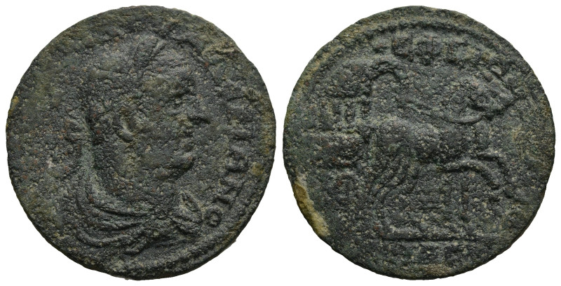 IONIA. Ephesus. Valerian (AD 253-260)
AE Bronze (28mm 9,59g)
Obv: Laureate, dr...