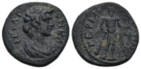 MYSIA. Germe. Pseudo-autonomous issue circa (138-192 AD).
AE Bronze (20,2mm 4,84g)
Obv: IEPA CYNKΛHTOC. Draped bust of youthful senate right
Rev: Γ...