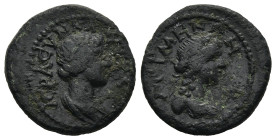 MYSIA. Germe. Pseudo-autonomous. (Circa 100-130 AD)
AE Bronze (17mm 2,5g)
Obv: ΙΕΡΑ ϹΥΝΚΛΗ. Draped male bust of Senate, right
Rev: ΓΕΡΜΗΝΩΝ. Laurea...