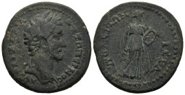 PHRYGIA. Hierapolis. Antoninus Pius (AD 138-161)
AE Bronze (32,7mm 17,1g)
Obv: ΑΥ ΚΑΙ ΑΔΡΙΑ ΑΝΤΩΝEΙΝOC. Laureate head of Antoninus Pius right.
Rev:...