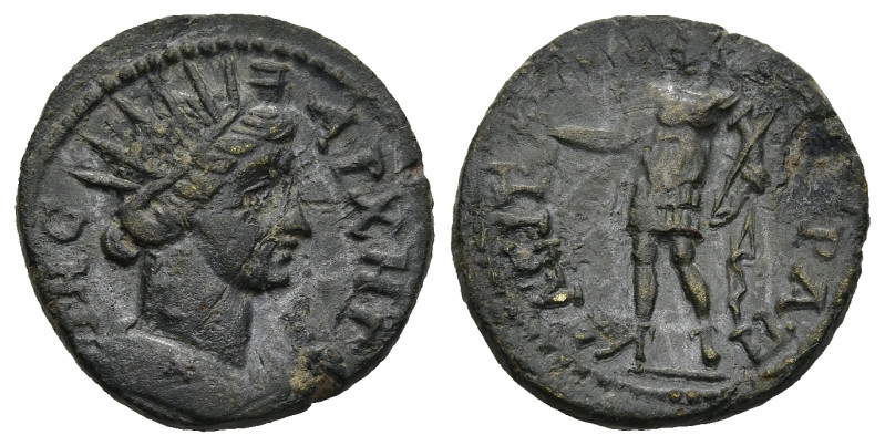 PHRYGIA. Hierapolis. Pseudo-autonomous. Uncertain.
AE Bronze (16,3mm 2,48g)
Ob...