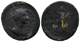 MYSIA. Kyzikos. Hadrian (AD 117-138)
AE Bronze (22,3mm 5,6g)
Obv: ΑΥΤΟ ΤΡΑΙΑΝΟϹ ΑΔΡΙΑΝΟϹ ΚΑΙϹΑΡ. Laureate and cuirassed bust of Hadrian, right, with...