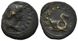 MYSIA. Kyzikos. Pseudo-autonomous issue, time of Marcus Aurelius (161-180 AD)
AE Bronze (19,9mm 2,02g)
Obv: ΚΟΡΗ ϹΩΤƐΙΡΑ. Corn-wreathed and draped b...