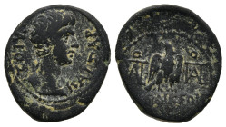 PHRYGIA. Laodicea ad Lycum. Gaius, Caesar (20 BC-4 AD)
AE Bronze (15,1mm 3g))
Obv: ΓΑΙΟΣ ΚΑΙΣΑΡ. Bare head right
Rev: ΛΑΟΔΙΚΕΩΝ. Eagle with wings s...