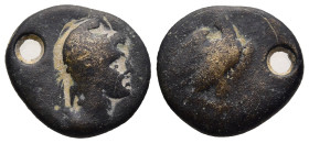 PHRYGIA. Laodicea ad Lycum. Pseudo-autonomous issue. Time of Tiberius (14-37 AD). Dioskourides, magistrate.
AE Bronze (16,7mm 3,1g)
Obv: Draped bust...
