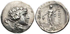 THRACE, Maroneia. (Late 2nd-mid 1st centuries BC).
AR Tetradrachm (33,4mm 15,97g)
Obv: Wreathed head of young Dionysos right
Rev: ΔIONYΣOY - ΣΩTHPO...