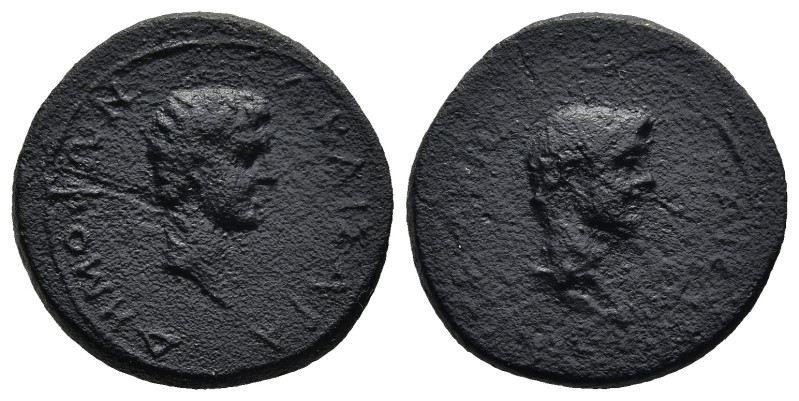 MYSIA, Pergamon. Augustus, Gaius and Lucius Caesars, (circa 4 AD or later). Demo...