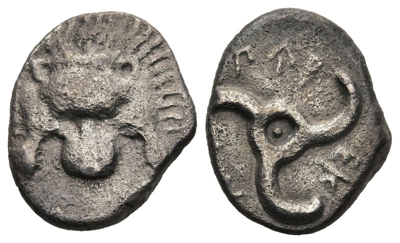 DYNASTS OF LYCIA. Perikles. (circa 380-360 BC)
AR 1/3 Stater (15,2mm 2,7g)
Obv...