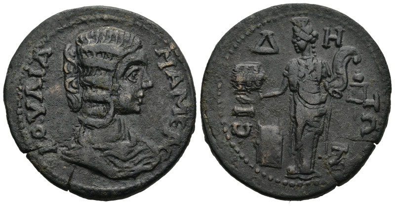 PAMPHYLIA. Side. Julia Mamaea, Augusta (AD 222-235)
AE Bronze (33,1mm 19,08g)
Ob...