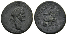 PHRYGIA. Synnada. Nerva (AD 96-98)
AE Bronze (23,7mm 7,8g)
Obv: ΑΥΤΟΚΡΑΤΩΡ ΝΕΡΟΥΑϹ ΚΑΙϹΑΡ ϹΕΒΑϹΤΟ. Laureate head of Nerva, right
Rev: ϹΥΝΝΑΔΕΙϹ ΔΙΑ...