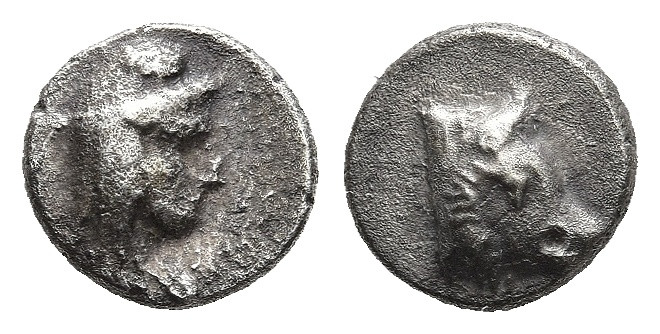 CILICIA. Uncertain. (Circa 4th-3rd centuries BC).
AR Hemiobol (7,2mm 0,43g)
Ob...