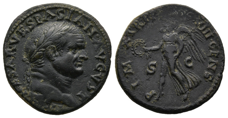 Vespasian (AD 69-79). Uncertain eastern mint Ephesos(?)
AE Semis (21,2mm 4,58g)...