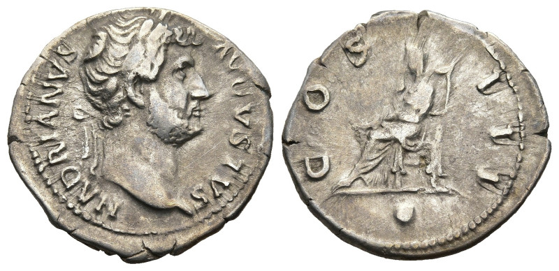 Hadrian (AD 117-138). Rome
AR Denarius (20,7mm 2,95g)
Obv: HADRIANVS AVGVSTVS....