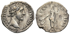 Antoninus Pius (AD 138-161). Rome
AR Denarius (19mm 3,37g)
Obv: IMP CAES T AEL HADR ANTONINVS AVG PIVS P P. Laureate head of Antoninus Pius, right.
Re...