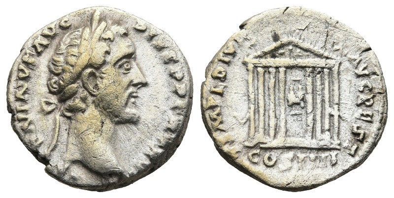 Antoninus Pius (AD 138-161). Rome
AR Denarius (16,9mm 3,3g)
Obv: ANTONINVS AVG...