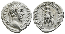 Marcus Aurelius (AD 161-180). Rome
AR Denarius (18,5mm 2g)
Obv: M AVREL ANTONINVS AVG. Laureate head of Marcus Aurelius to right.
Rev: TR P XXXII I...