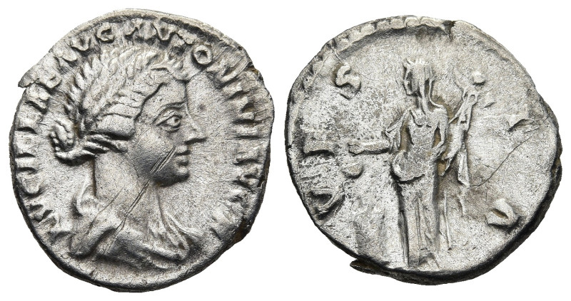 Lucilla (AD 164-182). Rome
AR Denarius (18,4mm 3,16g)
Obv: LVCILLAE AVG ANTONI...