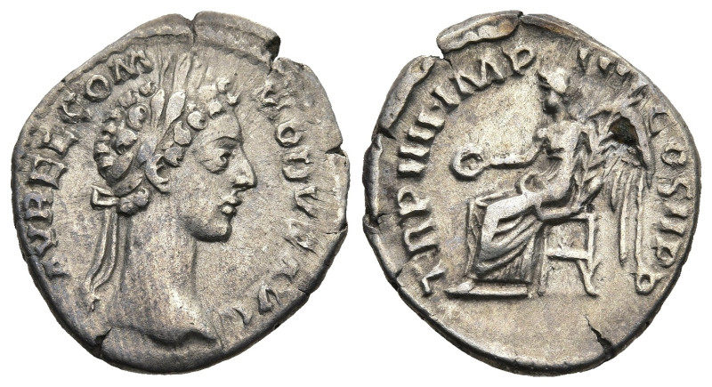 Commodus (AD 177-192). Rome
AR Denarius (18,2mm 3,07g)
Obv: L AVREL COMMODVS A...