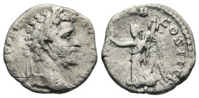 Septimius Severus (193-211 AD). Rome
AR Denarius (17,1mm 2,5g)
Obv: Laureate head of Septimius Severus, right.
Rev: Victory advancing left holding ...