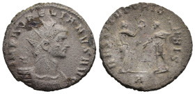 Aurelian (AD 270-275). Antioch
BI Antoninianus (22,2mm 3g)
Obv: IMP C AVRELIANVS AVG. Radiate and cuirassed bust to right
Rev: RESTITVT ORBIS. Fema...