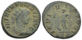 Numerian (AD 283-284). Rome
Antoninianus (20,9mm 4,07g)
Obv: IMP NVMERIANVS AVG. Radiate, draped and cuirassed bust right
Rev: IOVI VICTORI. Jupite...