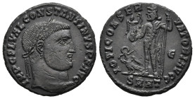 Constantine I 'the Great' (307/310-337). Heraclea
AE Follis (20,7mm 3,1g)
Obv: IMP C FL VAL CONSTANTINVS P F AVG Laureate head of Constantine I to r...