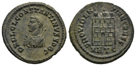 Constantine II, as Caesar (AD 316-337). Heraclea
AE Follis (21mm 3,16g)
Obv: D N FL CL CONSTANTINVS NOB C. Diademed bust left, wearing imperial mant...