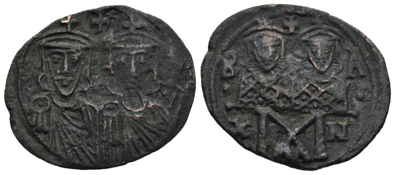 Leo IV the Khazar, with Constantine VI, Leo III, and Constantine V (775-780 AD)....