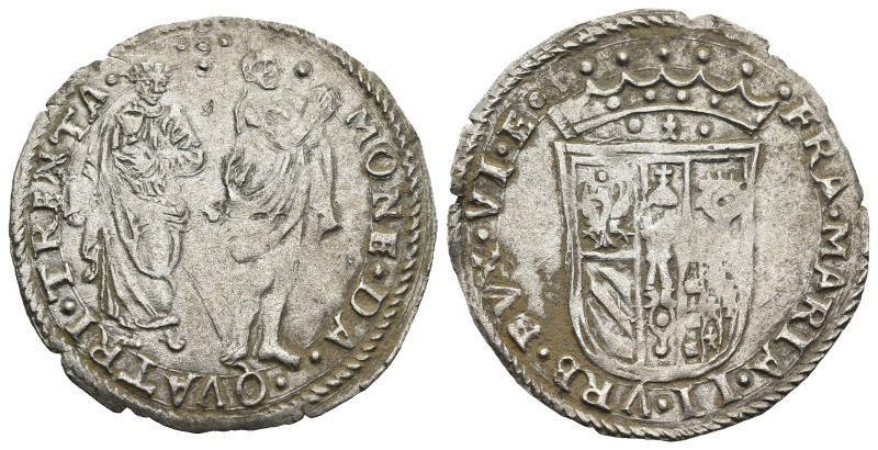 ITALY. Urbino. Francesco Maria II della Rovere (1574-1621 & 1623-1624).
30 Quat...