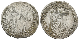 ITALY. Urbino. Francesco Maria II della Rovere (1574-1621 & 1623-1624).
30 Quattrini (28,5mm 2,8g)
Obv: FRA MARIA II VRB DVX VI E. Crowned coat-of-a...