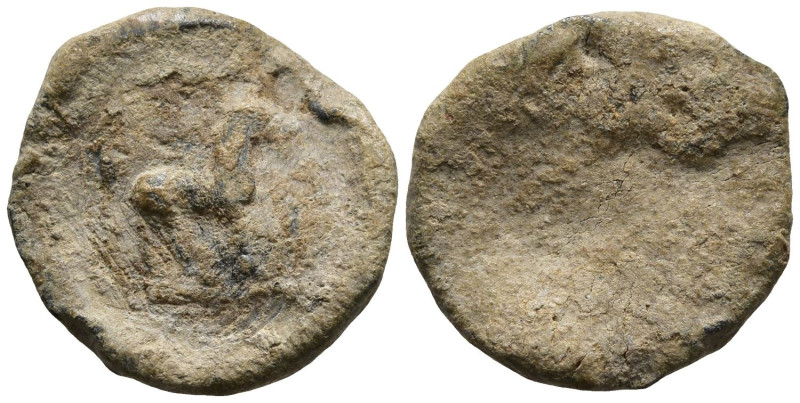 ASIA MINOR. Uncertain
Obv: Horse standing right
Rev: Blank
(2,1g 15,3mm)