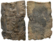 Weight
Obv: Athena seated facing on throne, head turned to the right, holding scepter in right hand and victory on globe left hand; at feet eagle sta...