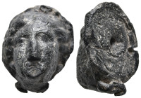 Ancient bronze applique
(31,3g 24,6mm diameter)