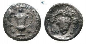 Sicily. Naxos 461-430 BC. Tetras AR