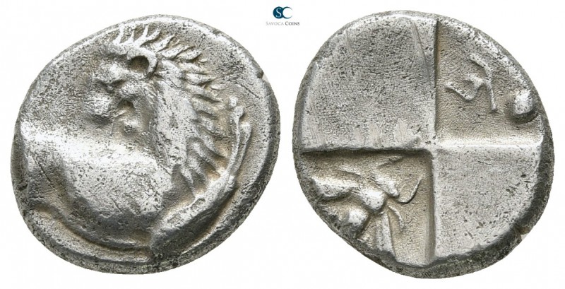 The Thracian Chersonese. Chersonesos 386-338 BC. 
Hemidrachm AR

13 mm., 2,28...