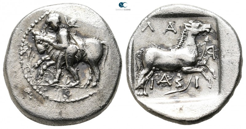 Thessaly. Larissa circa 450-420 BC. 
Drachm AR

20 mm., 5,79 g.

The hero T...