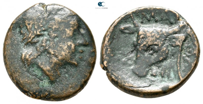 Epeiros. Uncertain mint. The Athamanes circa 168-146 BC. 
Bronze Æ

18 mm., 4...