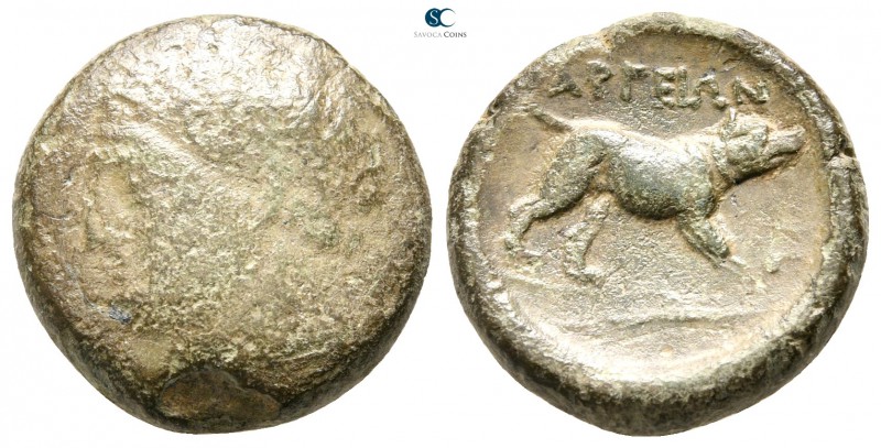 Akarnania. Argos Amphilochicon 330-300 BC. 
Bronze Æ

17 mm., 4,21 g.

Youn...