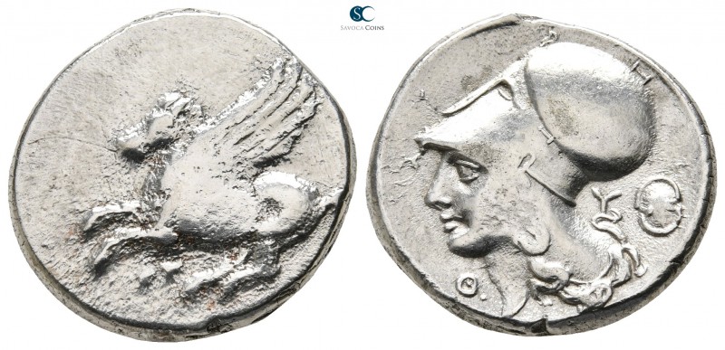 Akarnania. Thyrrheion 350-300 BC. 
Stater AR

22 mm., 7,51 g.

Pegasos flyi...