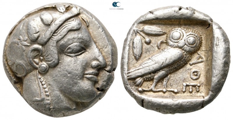 Attica. Athens 459-449 BC. Struck during the period of Cimon's exile and until h...