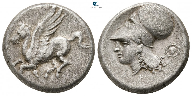 Corinthia. Corinth circa 375-300 BC. 
Stater AR

20 mm., 8,35 g.

Pegasus f...