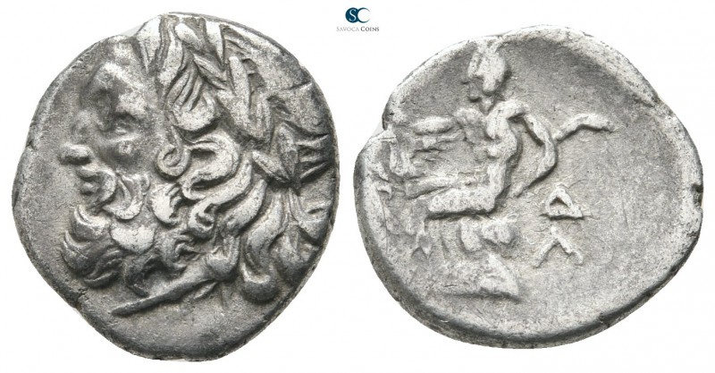 Arkadia. Arkadian League, Megalopolis 175-168 BC. 
Triobol-Hemidrachm AR

15 ...